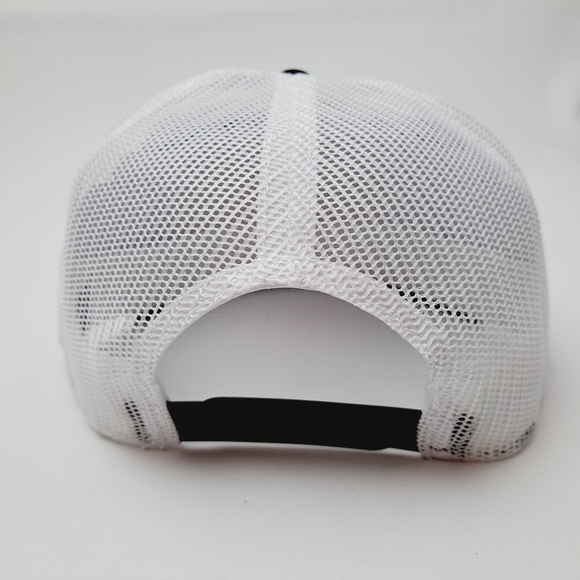 Cat Diesel Power Embroidered Patch Flat bill Trucker Mesh Snapback Cap Hat - Picture 4 of 4